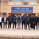  زيارة أعضاء الطاقم الفني لفريق اتحاد بسكرة لكرة القدم لمعهد علوم وتقنيات النشاطات البدنية والرياضية - على هامش فعاليات الملتقى العلمي الوطني التاسع